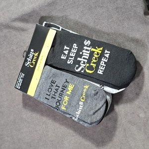 Schitt's Creek 10 Pairs Low Cut Socks Humourous NEW Size 4-10